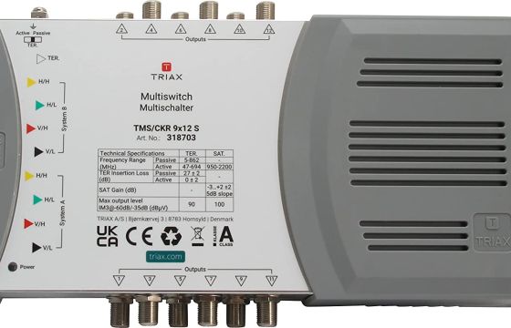 TRIAX Standalone πολυδιακόπτες με 6ετή εργοστασιακή εγγύηση