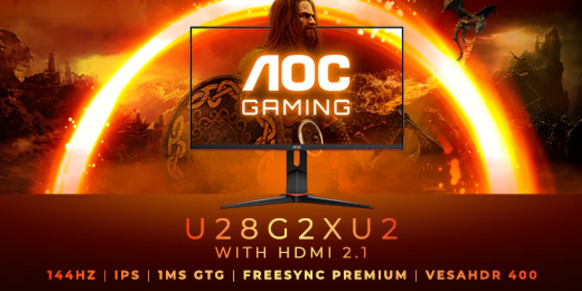 AOC GAMING U28G2XU2<br>Το 4Κ gaming γίνεται ακόμα πιο προσιτό