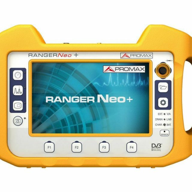 PROMAX RANGERNeo+<br>Πολυλειτουργικός αναλυτής τηλεοπτικού σήματος και φάσματος