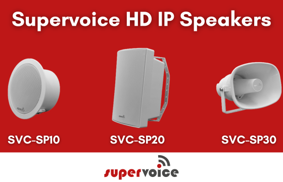 HD IP μεγάφωνα από την Supervoice: Ολοκληρωμένα δίκτυα επικοινωνίας και ασφαλείας