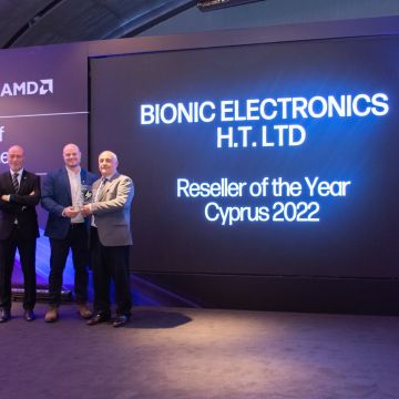 H Bionic Electronics μεταπωλητής της χρονιάς στην Κύπρο από την HP