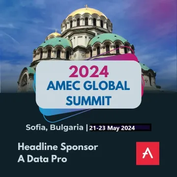 Χρυσός Χορηγός η DataScouting στο 2024 AMEC Global Summit