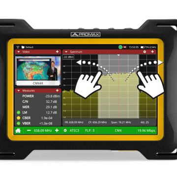 PROMAX ATLAS NG: ATSC 3.0 και DVB Universal Broadcast Analyzer