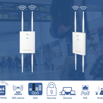 Grandstream GWN7664LR Wi-Fi 6 AP από την PartnerNET<br>Επαρκής ταχύτητα σύνδεσης σε μεγάλους χώρους