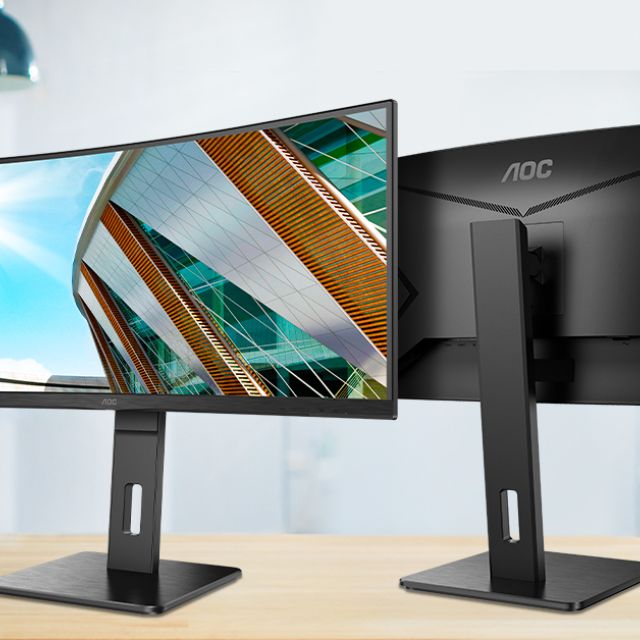 AOC CU34P2C<br>Κυρτή και δυναμική ultrawide οθόνη πολλαπλών χρήσεων