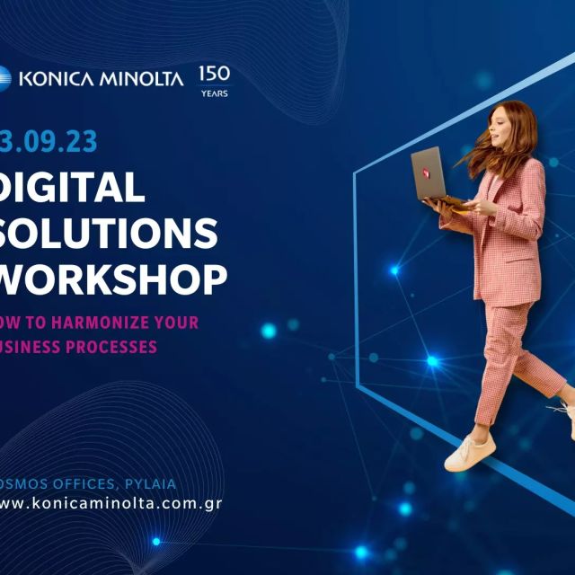 Workshop για ψηφιακές λύσεις από την Konica Minolta