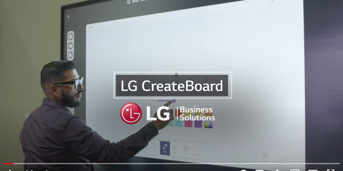 Διαδραστικός πίνακας LG CreateBoard