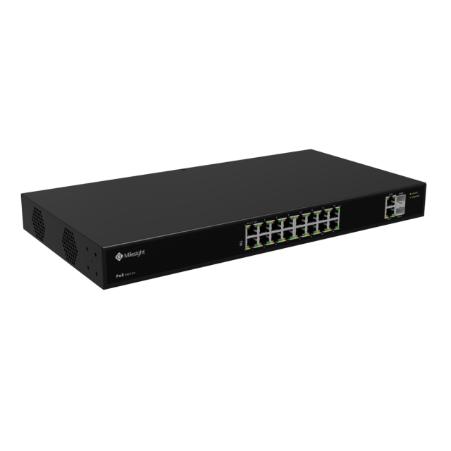 Milesight PoE Switches<br>Νέα σειρά switches 400W