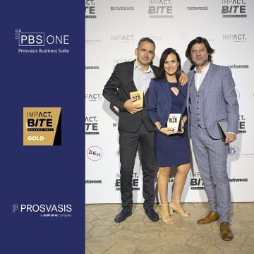 Prosvasis PBS ONE: Χρυσή διάκριση για τη λογιστική σουίτα