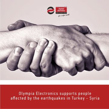 Η Olympia Electronics στηρίζει τους σεισμόπληκτους