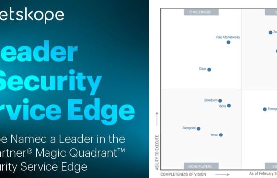 Η Netskope αναγνωρίζεται ως «Leader» στο Gartner Magic Quadrant για το Security Service Edge