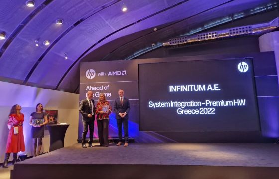 H Infinitum απέσπασε 3 βραβεία από την HP 