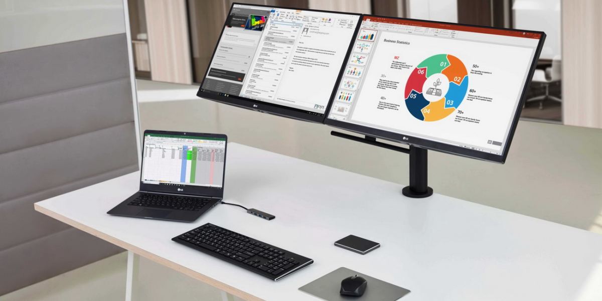 LG Ergo Dual: Ιδανική επιλογή για όλους τους χώρους εργασίας